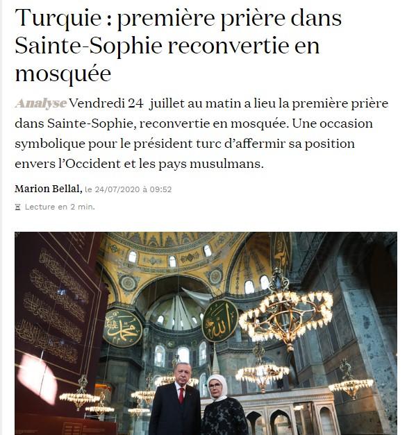 Dünya basınının gözü Ayasofya Camii’nde