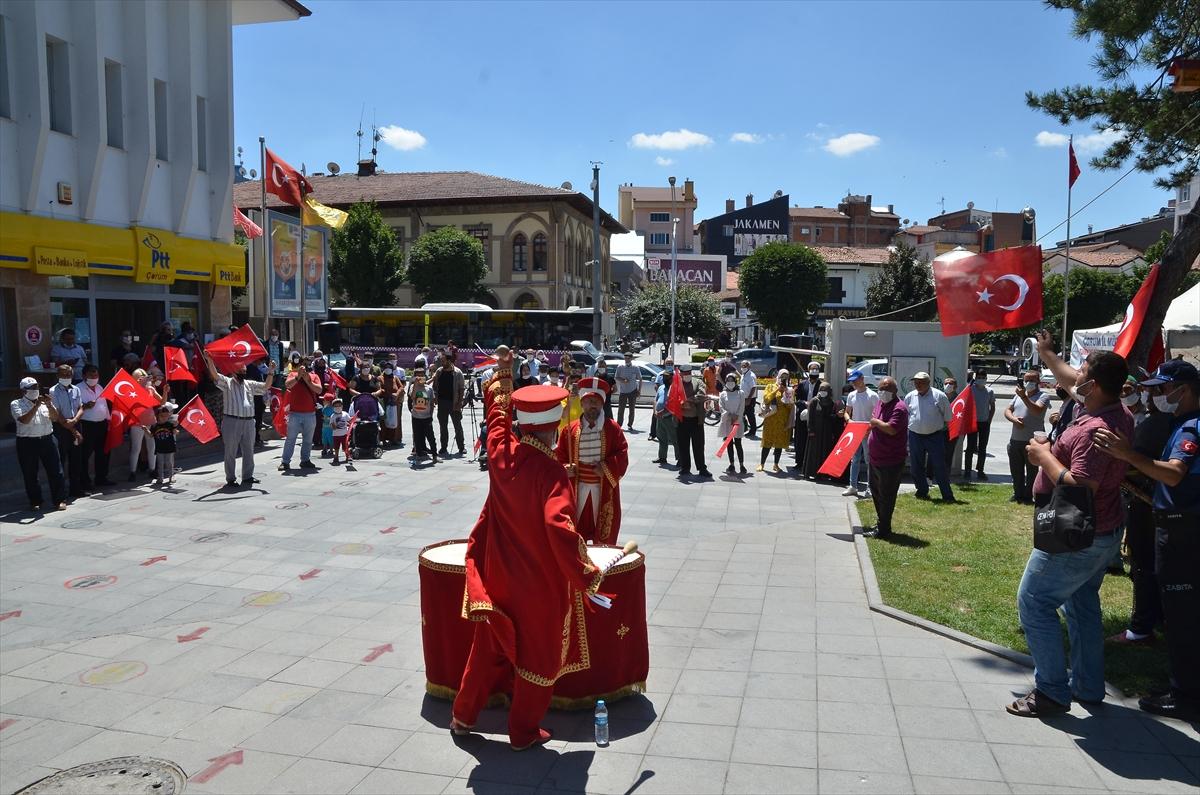 Çorum'da mehterli 'Ayasofya' kutlaması