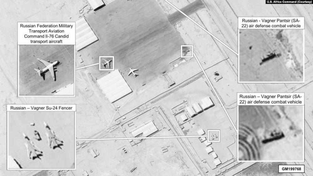 ABD Libya'da konumlandırılan Rus ekipmanlarını paylaştı