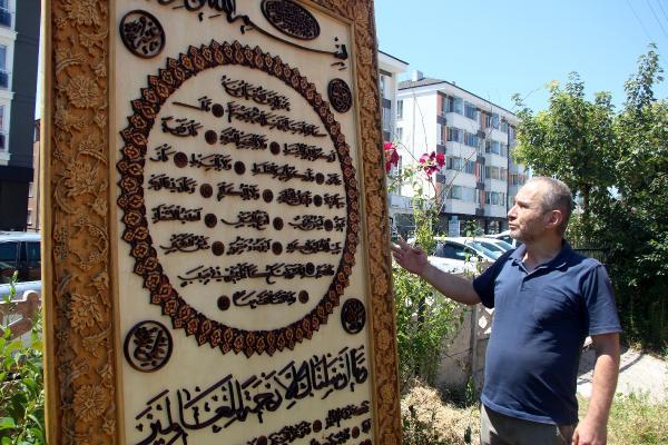 İki yılda yaptığı eseri, Ayasofya'ya hediye etmek istiyor