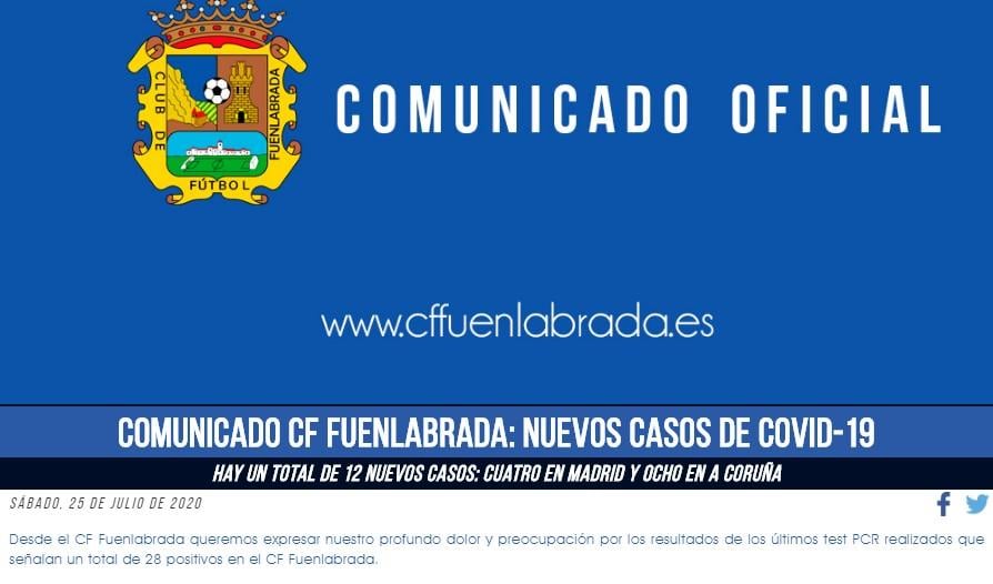 Fuenlabrada takımında 28 kişi koronavirüse yakalandı