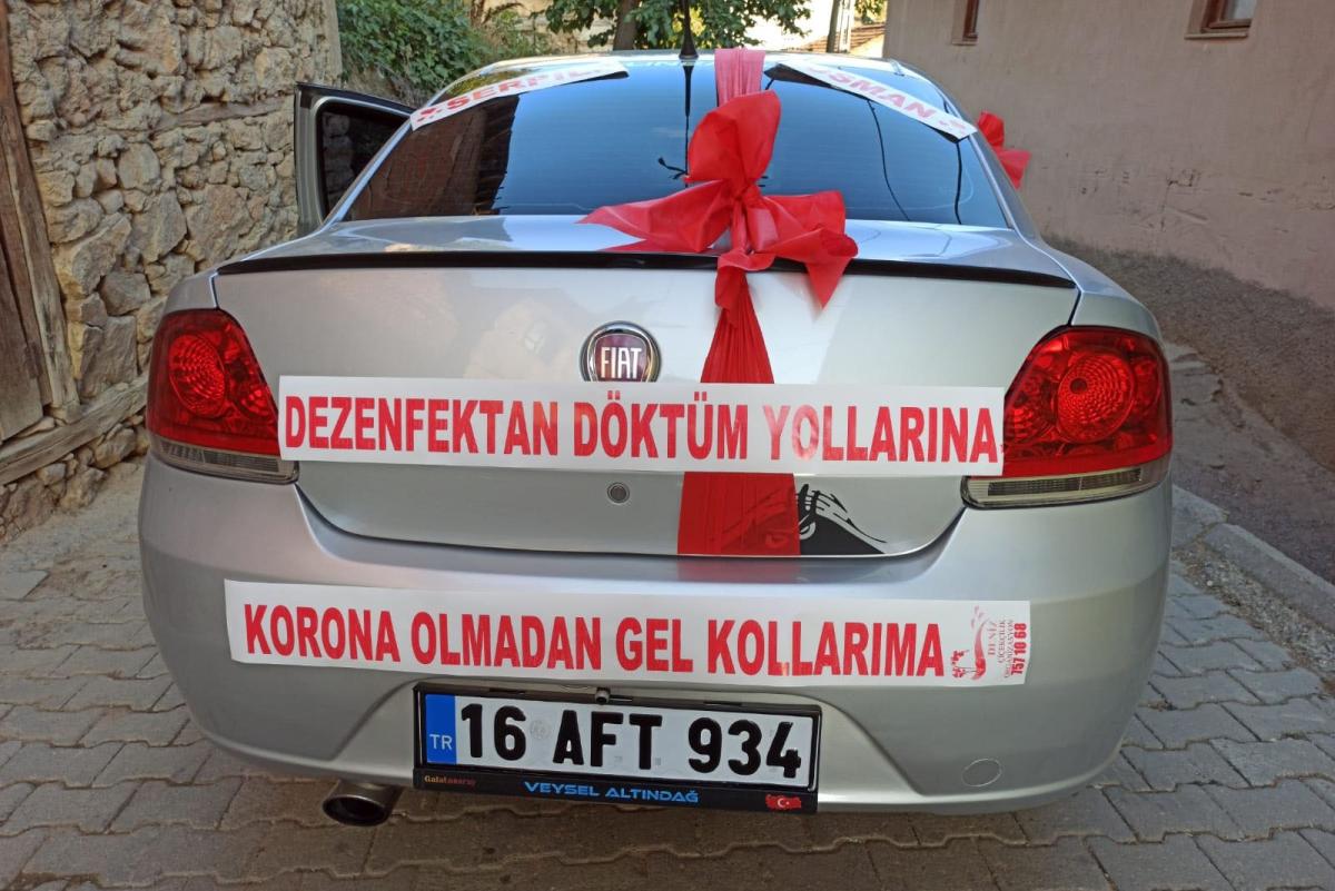 Bursalı damadın gelin arabası yazısı