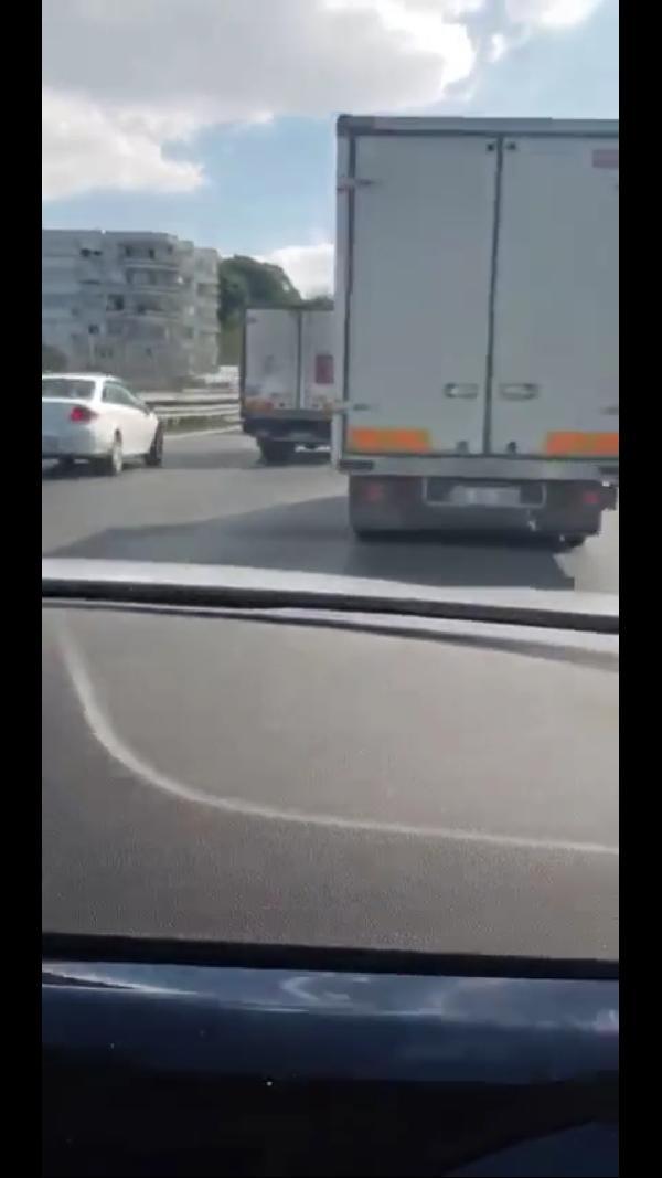 Bakırköy trafiğinde makas terörü