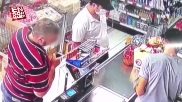 İstanbul'da tırnakçılık yöntemi ile marketten para çaldı