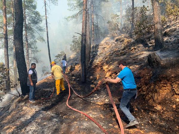 Burdur'da mangal ateşi, 46 dönüm araziyi kül etti