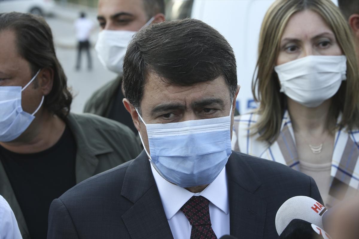 Ankara'da plazada çıkan yangın, kontrol altına alındı