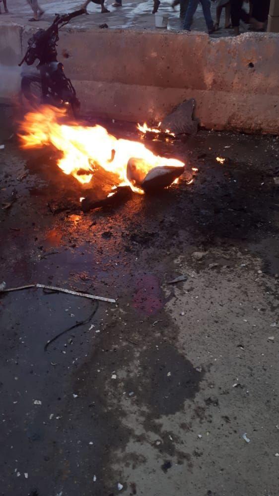 Resulayn'da bomba yüklü motosiklet patladı: 3 yaralı