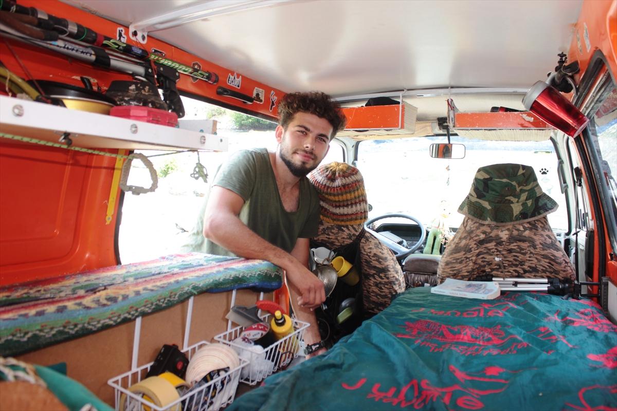 Osmaniyeli genç penalvandan karavan yaptı