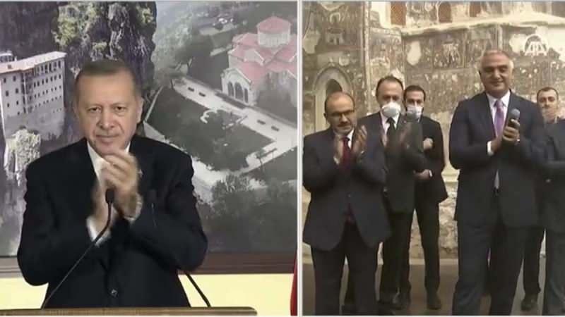 Sümela Manastırı ve Ayasofya Camii açıldı