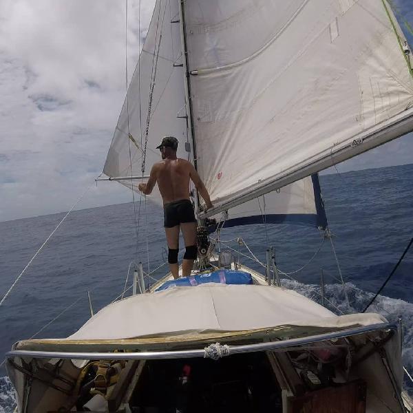 Tekneyle 82 günde Portekiz'den Arjantin’e gitti