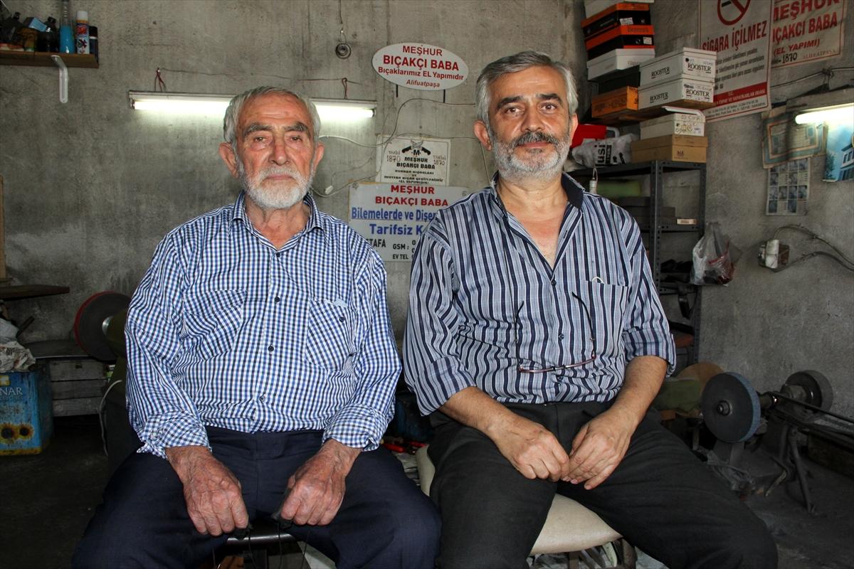 Sakaryalı bıçak ustası, 70 yıldır mesleğini icra ediyor