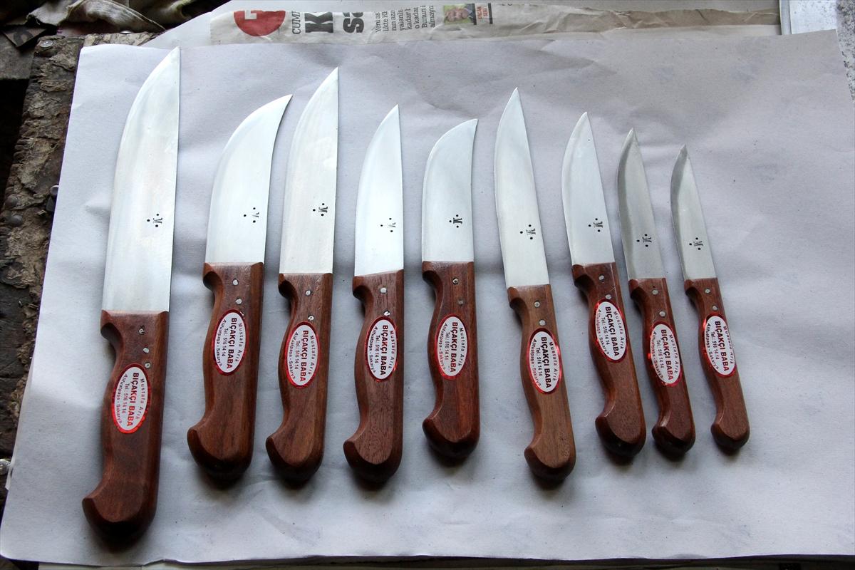 Sakaryalı bıçak ustası, 70 yıldır mesleğini icra ediyor