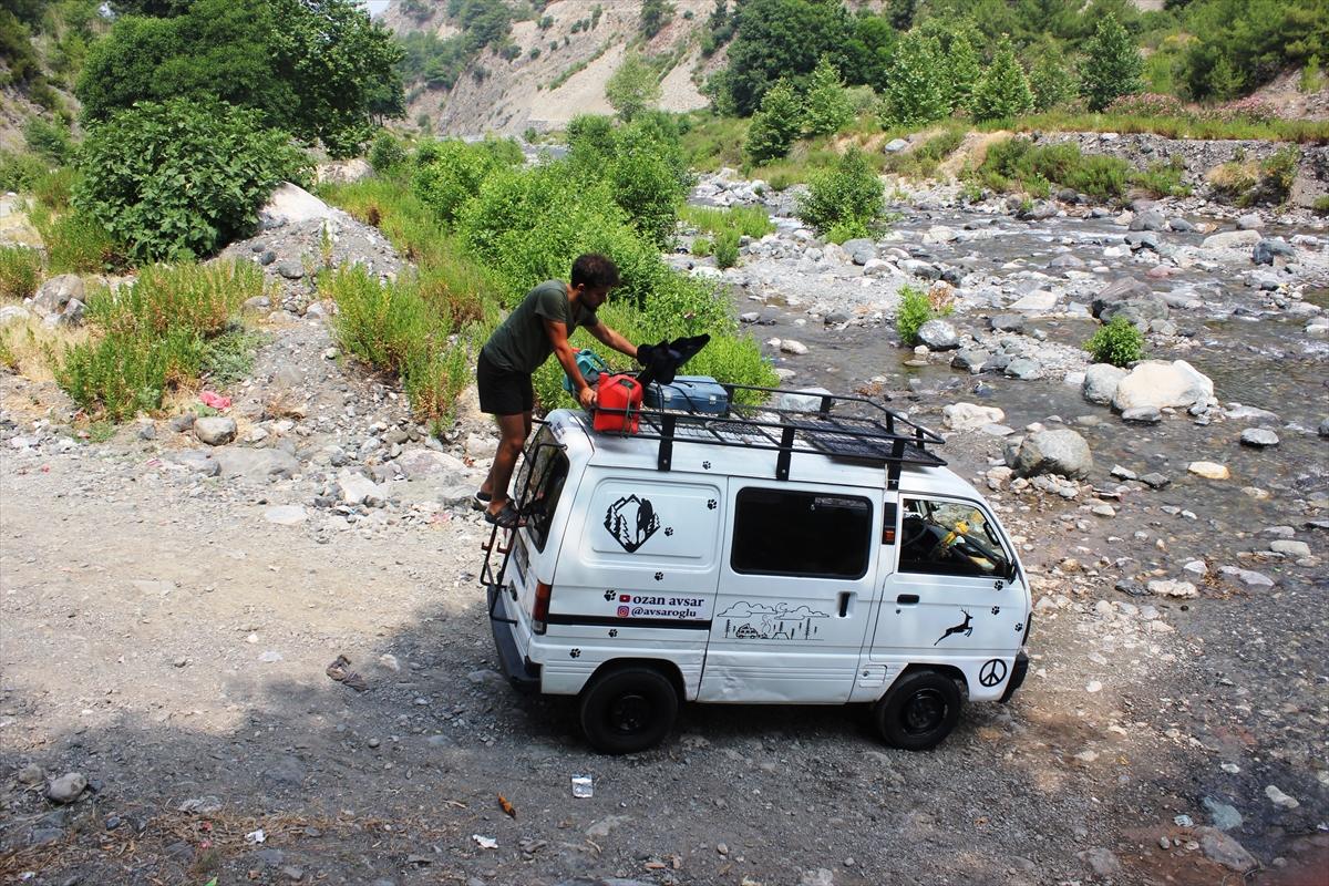 Osmaniyeli genç penalvandan karavan yaptı