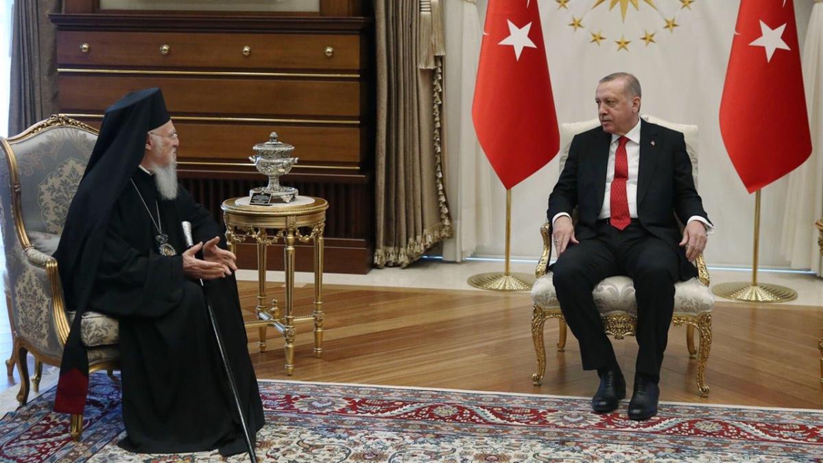 Fener Rum Patriği Bartholomeos'tan Erdoğan'a teşekkür