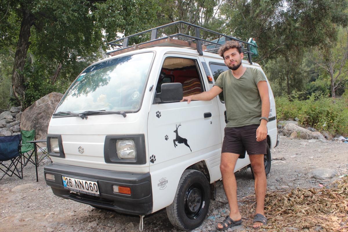 Osmaniyeli genç penalvandan karavan yaptı