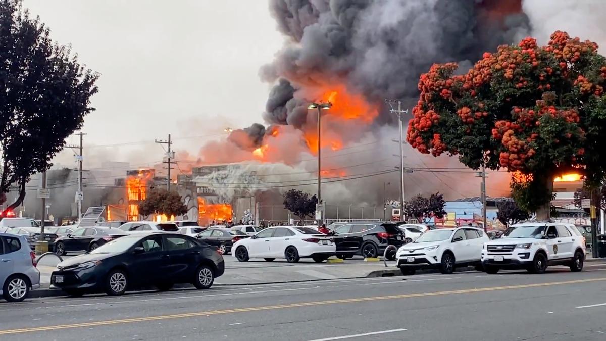 San Francisco’da büyük çaplı yangın