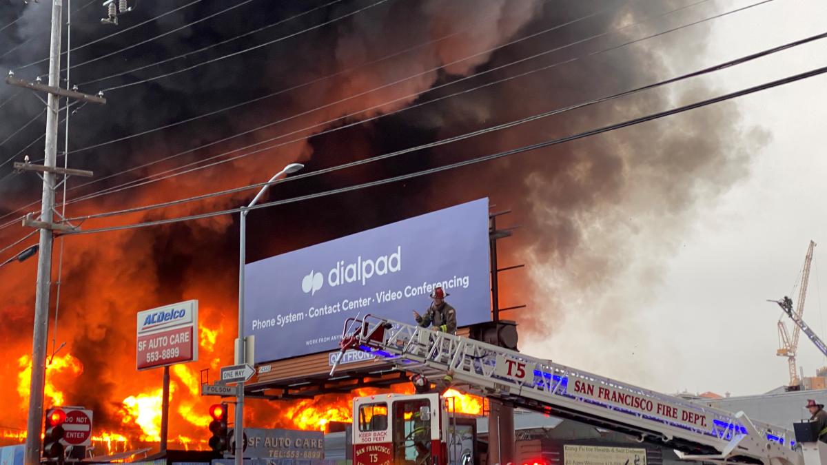 San Francisco’da büyük çaplı yangın