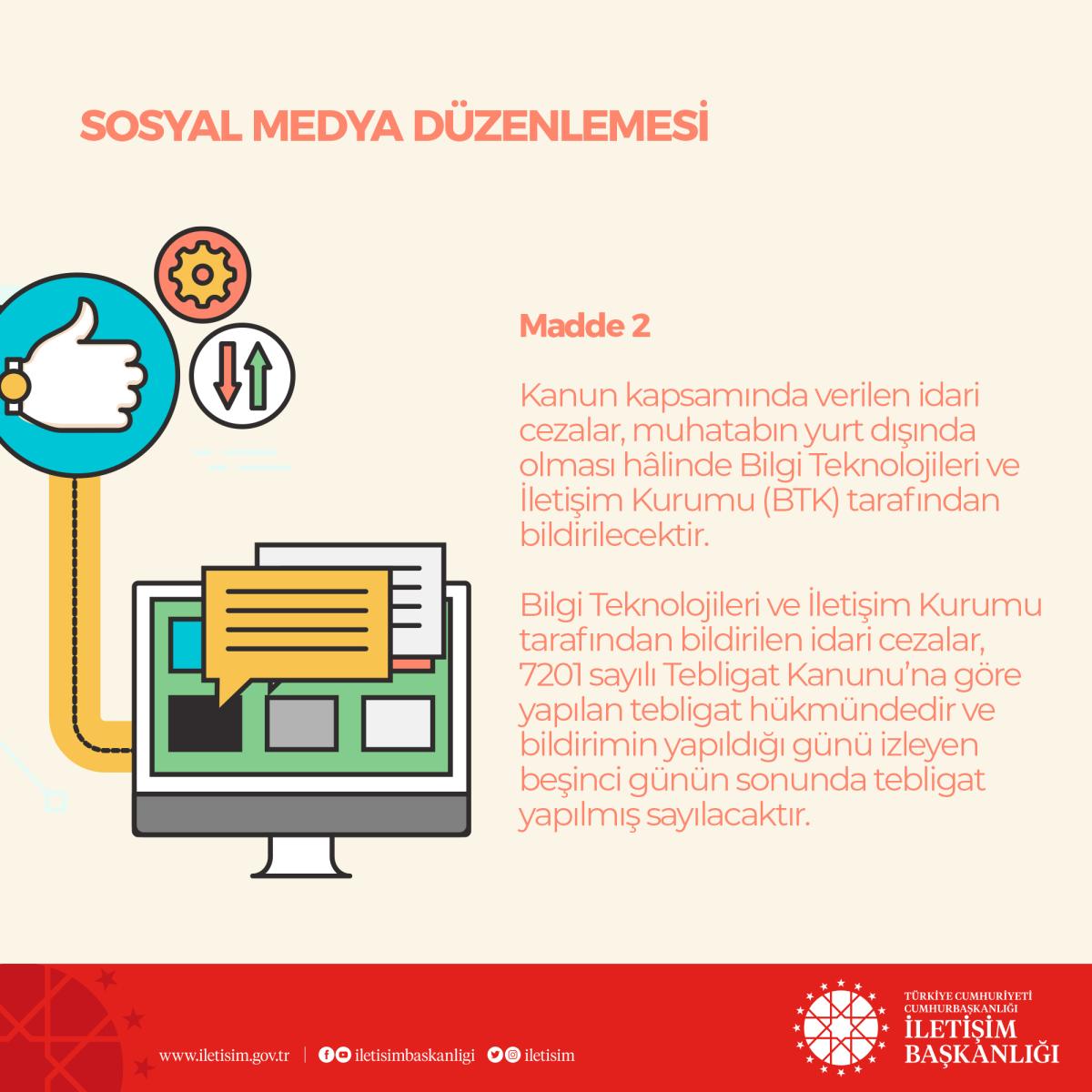 İletişim Başkanlığı, sosyal medya düzenlemesini anlattı