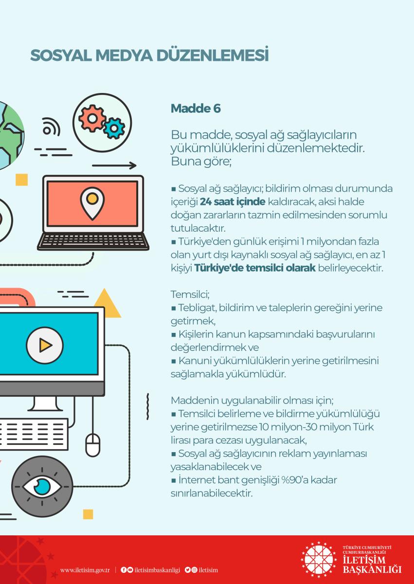 İletişim Başkanlığı, sosyal medya düzenlemesini anlattı