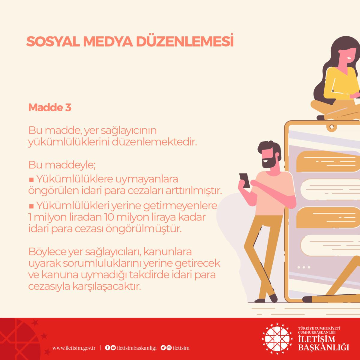 İletişim Başkanlığı, sosyal medya düzenlemesini anlattı