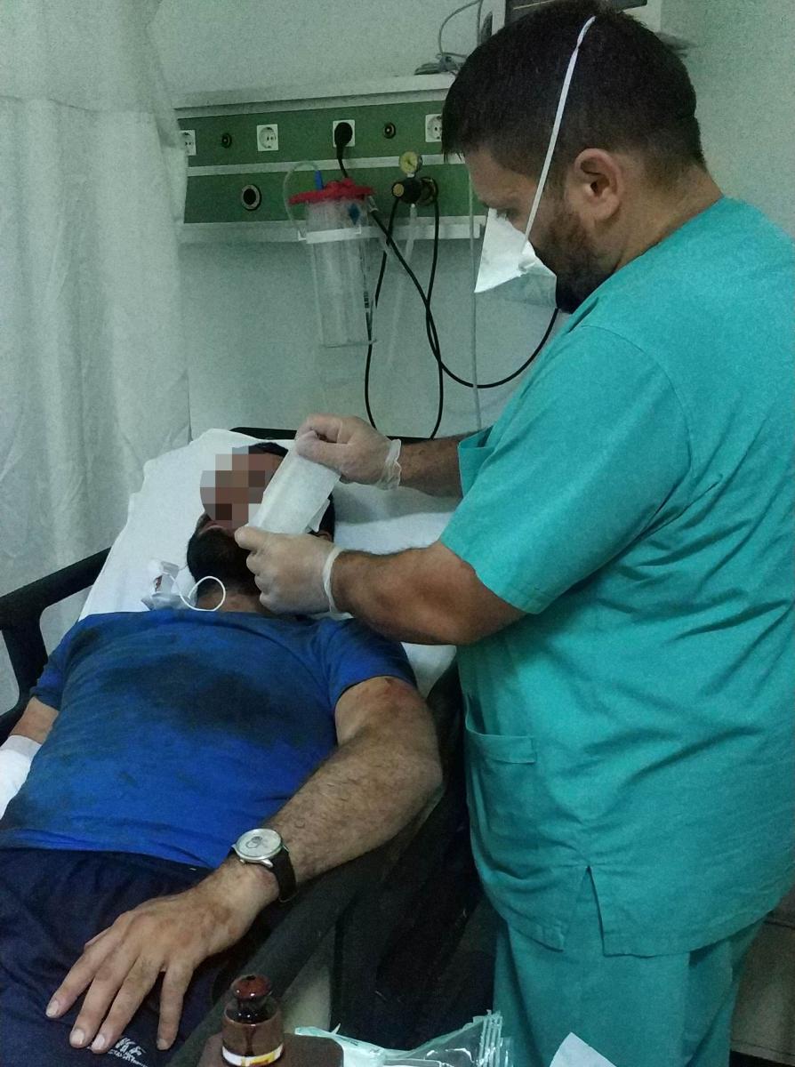 Samsun'da genç kadın kocasını bıçakla yaraladı