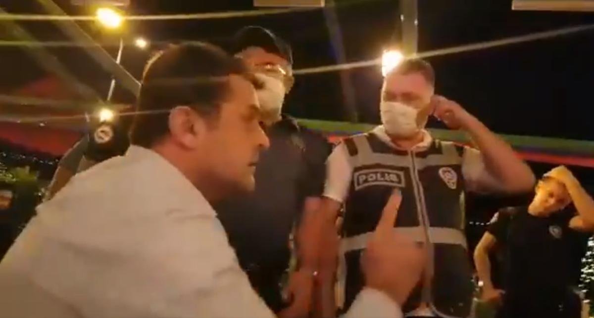 Hatay Barosu Başkanı Ekrem Dönmez'in gözaltı anları