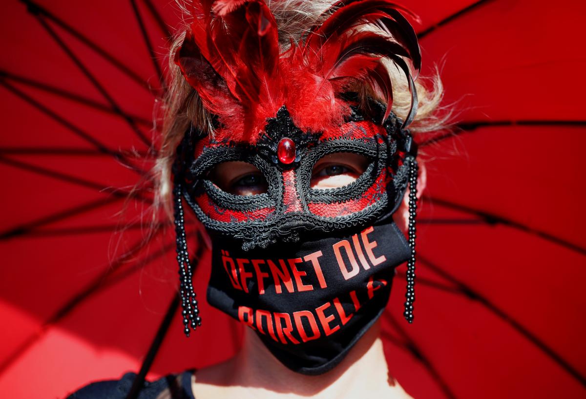 Almanya’da genelev çalışanlarının eylemi