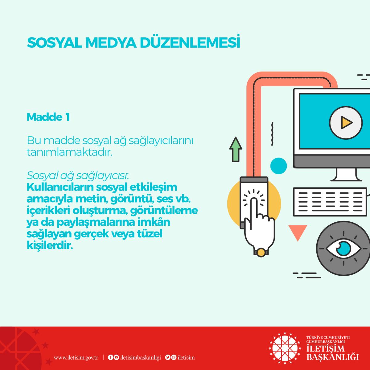 İletişim Başkanlığı, sosyal medya düzenlemesini anlattı