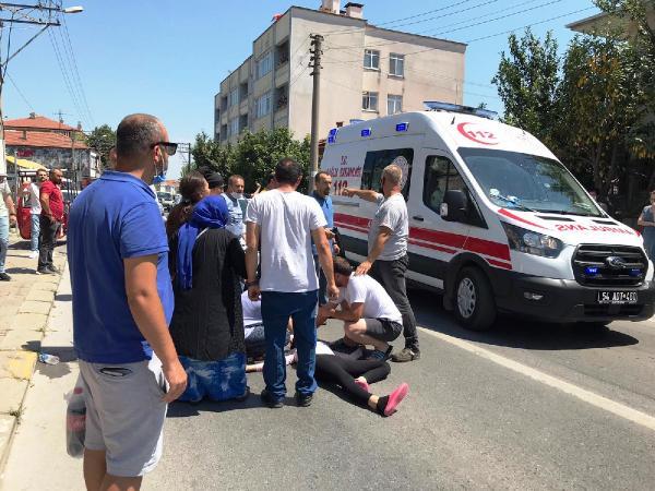 Sakarya’da babasından kaçan genç kıza otomobil çarptı