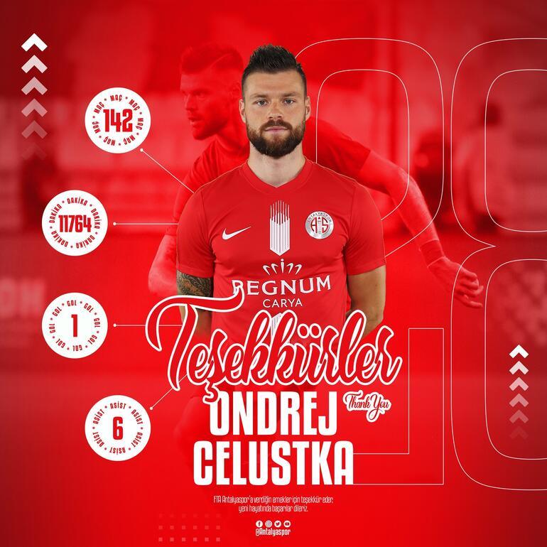 Antalyaspor'dan Celustka'ya: Seni unutmayacağız