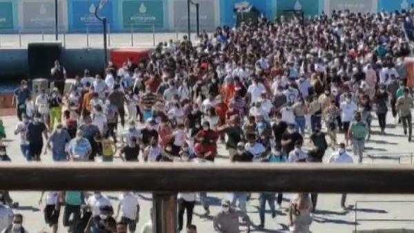 İstanbul'da vapura koşan vatandaşların görüntüsü şaşırttı