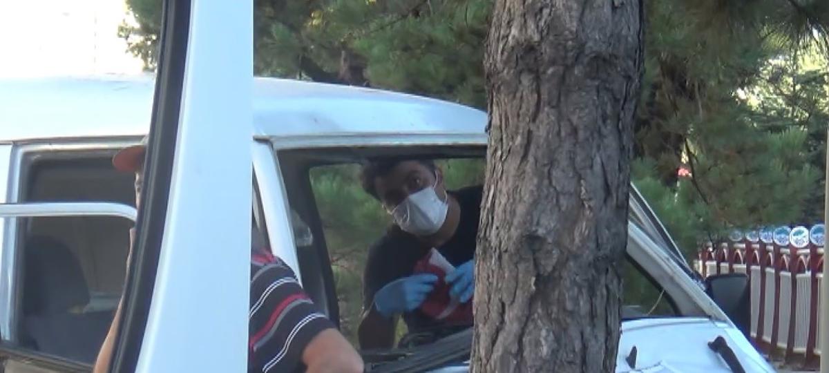 Kayseri'de sağlık çalışanının 'Türk bayrağı' hassasiyeti