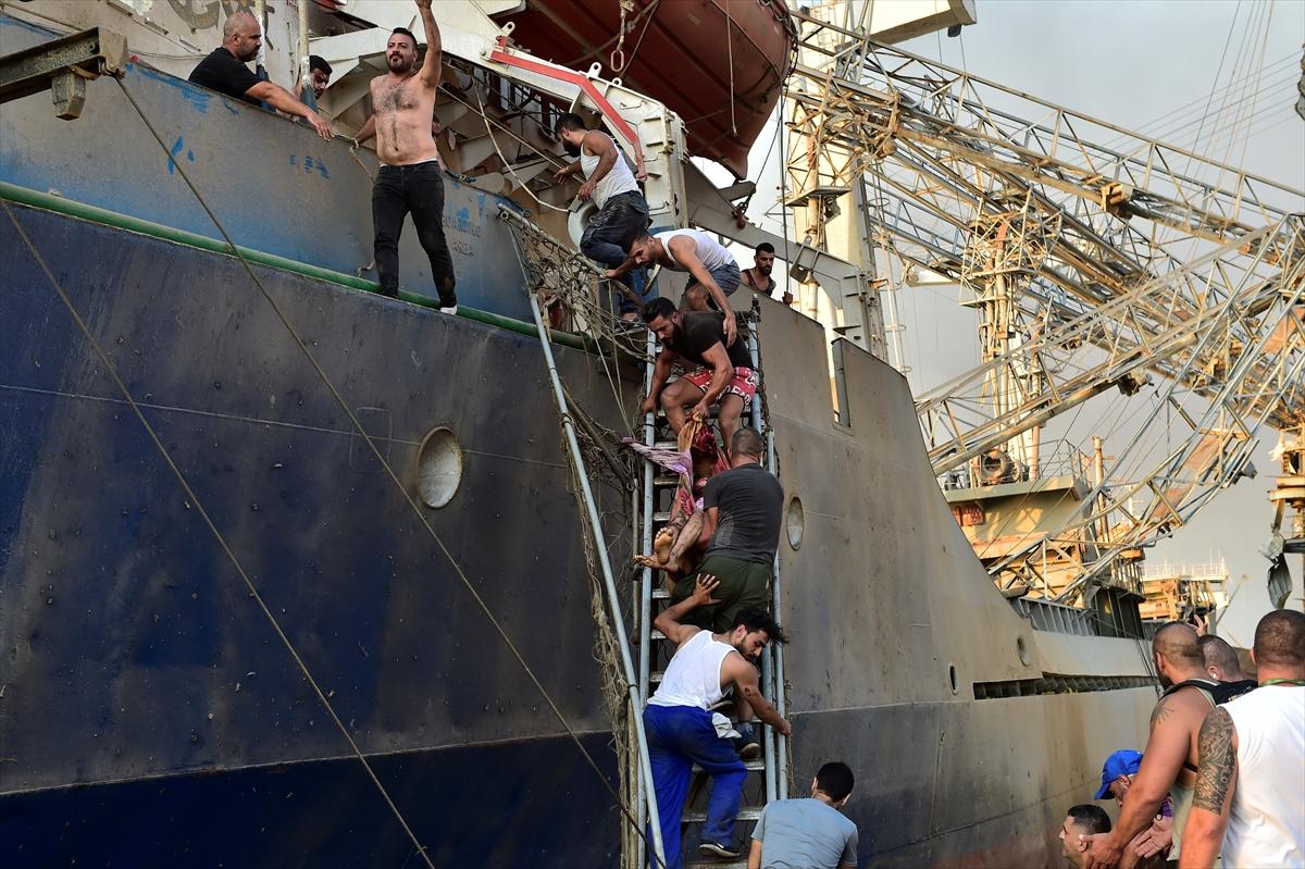 Lübnan'ın başkenti Beyrut'ta patlama