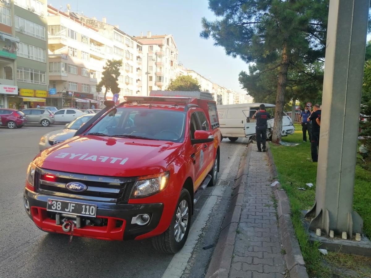 Kayseri'de sağlık çalışanının 'Türk bayrağı' hassasiyeti