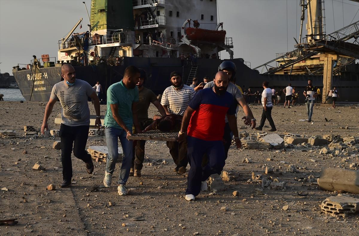 Lübnan'ın başkenti Beyrut'ta patlama