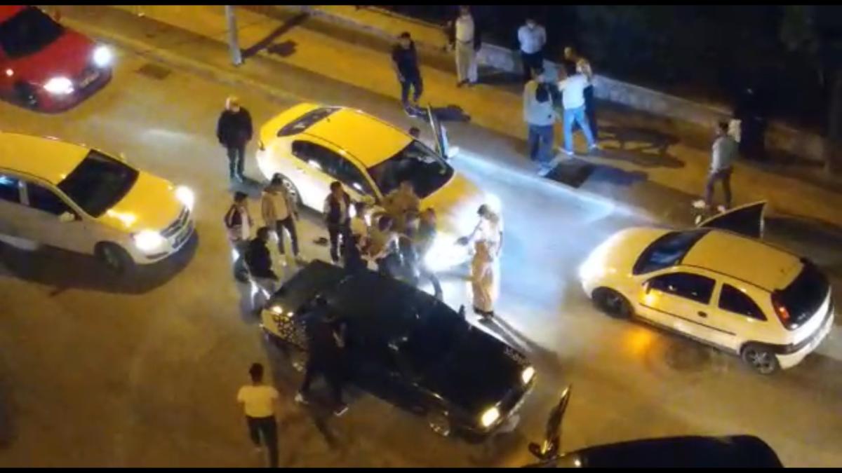 Çorum'da yol vermeme meselesi yüzünden kavga çıktı