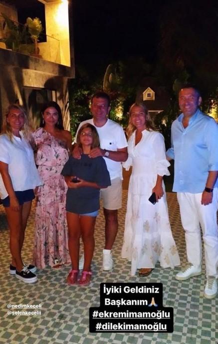 Ekrem İmamoğlu ailesiyle birlikte Bodrum'da