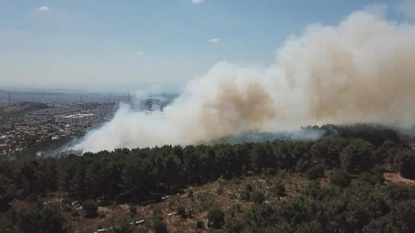 Aydos Ormanı'ndaki yangın kontrol altına alındı