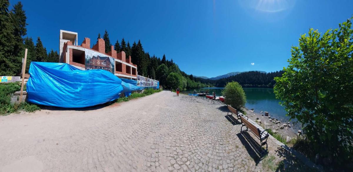 Artvin Karagöl'de beton otel rezilliği