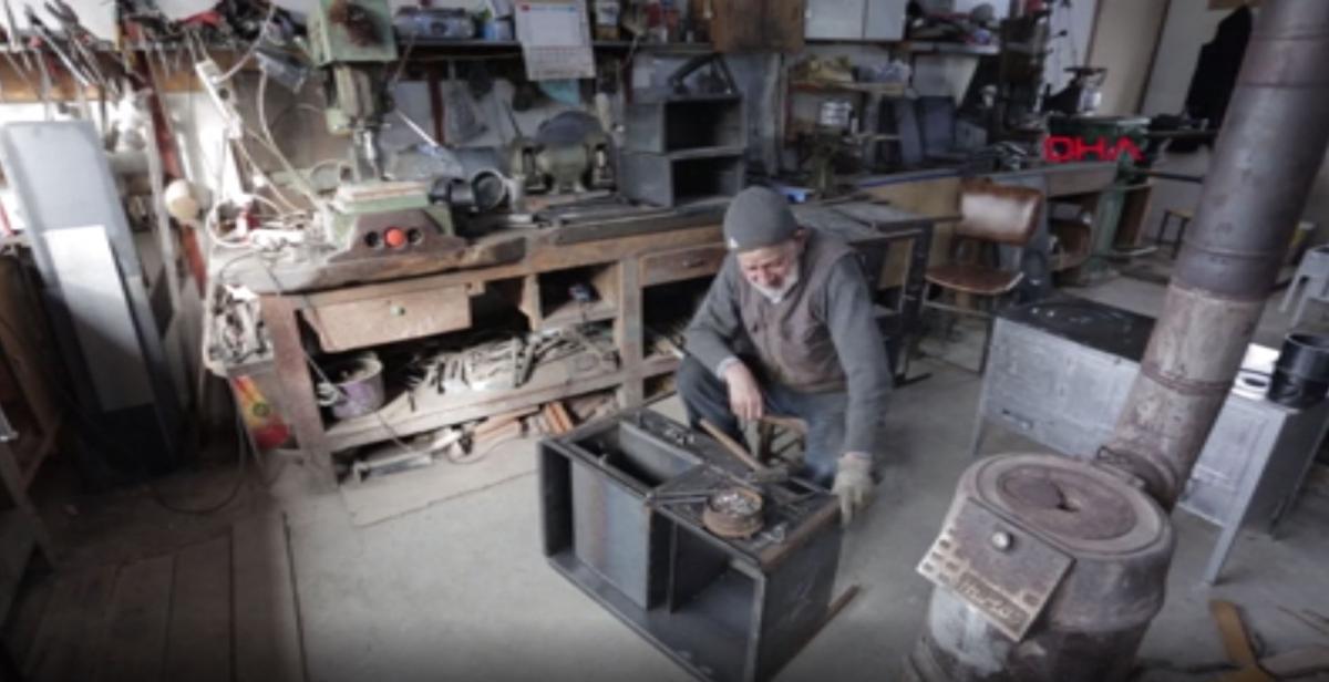 Trabzon'da 87 yaşındaki kuzine ustasının çalışma azmi