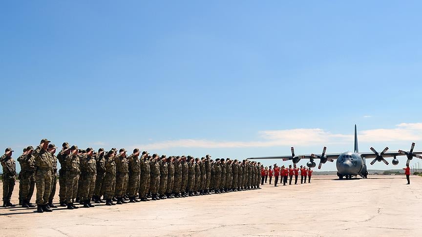 Azerbaycan ve Türk askerleri birlikte eğitim yaptı