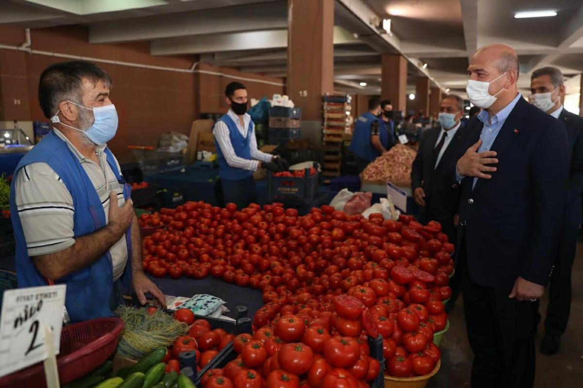 Süleyman Soylu, bakanlığa otobüsle gitti