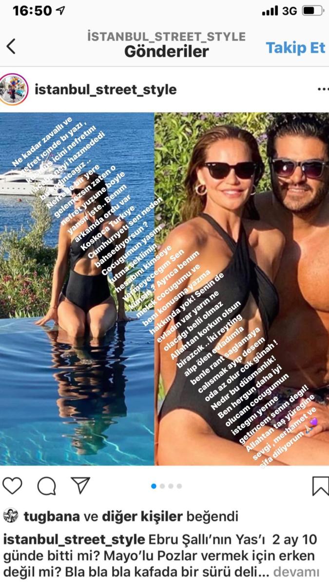 Ebru Şallı, eleştirilere isyan etti