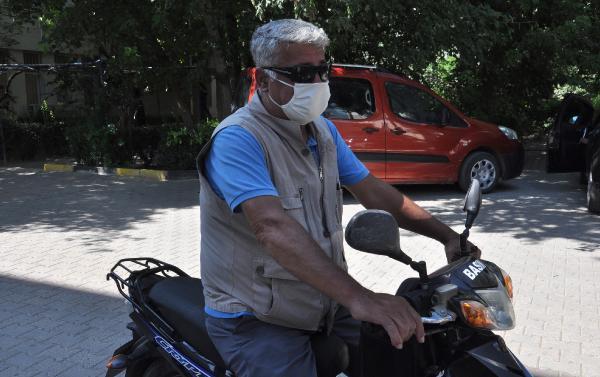 Gaziantep'te köpeğin saldırısına uğrayan motosikletli