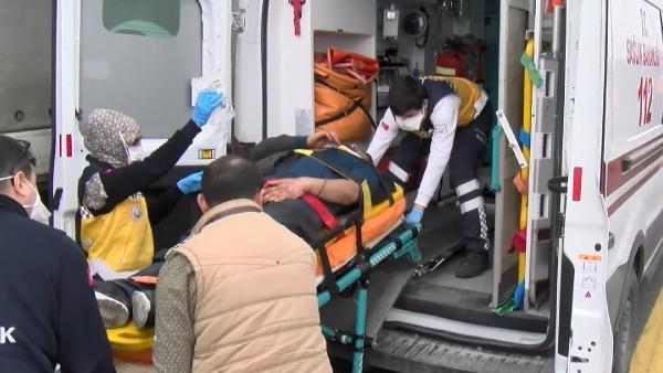 Avcılar'da kamyonun parçalandığı kaza kamerada