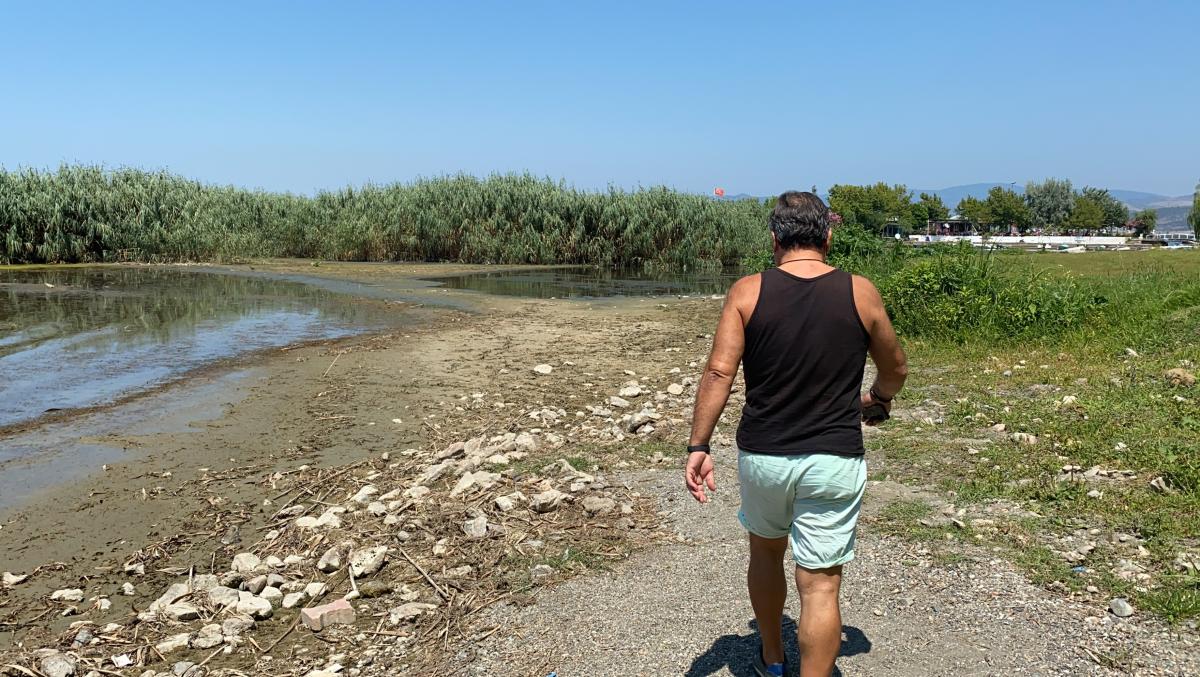 İznik Gölü bu yıl da 20 metre çekildi
