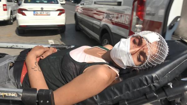 Bursa'da sevgilisinden şiddet gören kadın bankaya sığındı