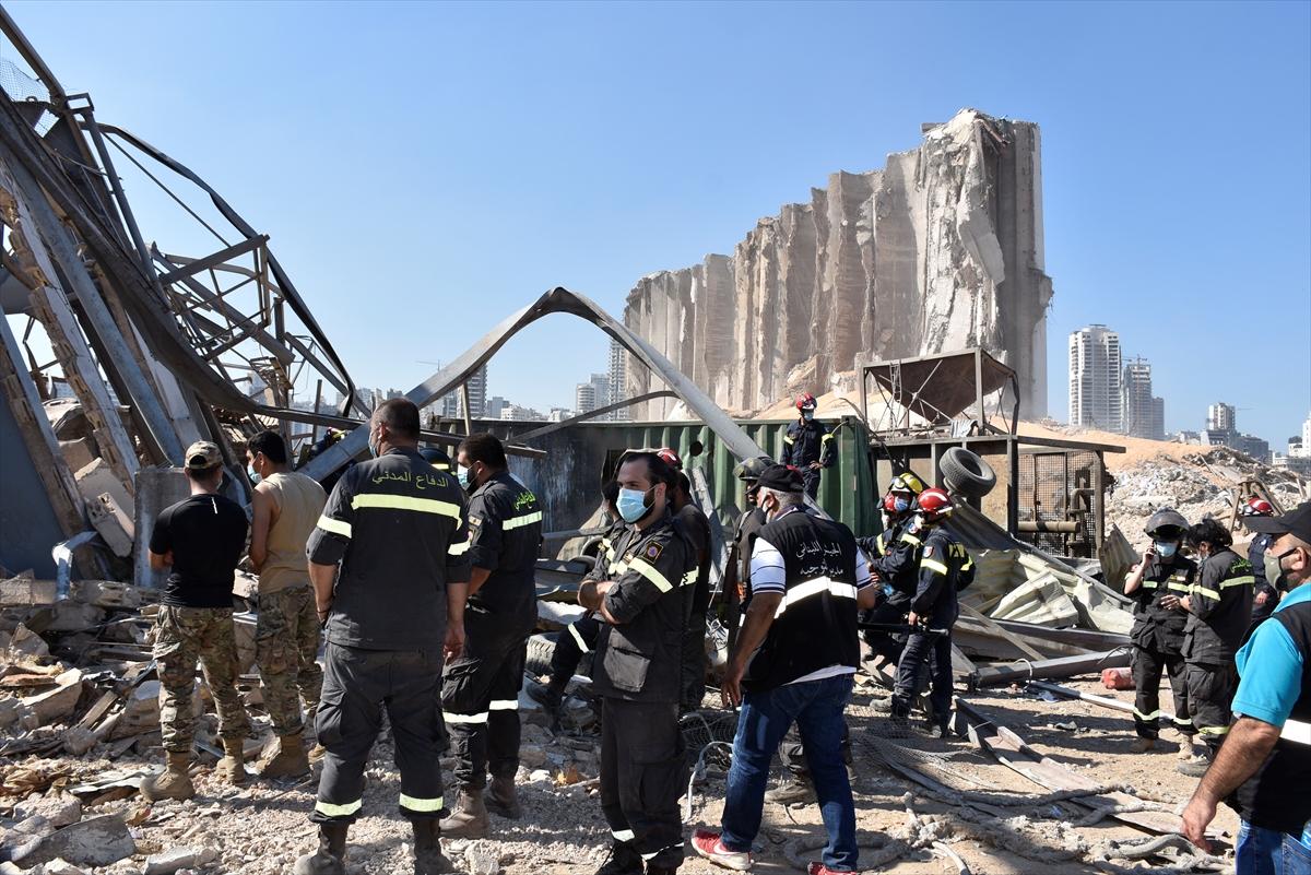 Türk ekipleri, Beyrut Limanı arama faaliyetini sürdürüyor