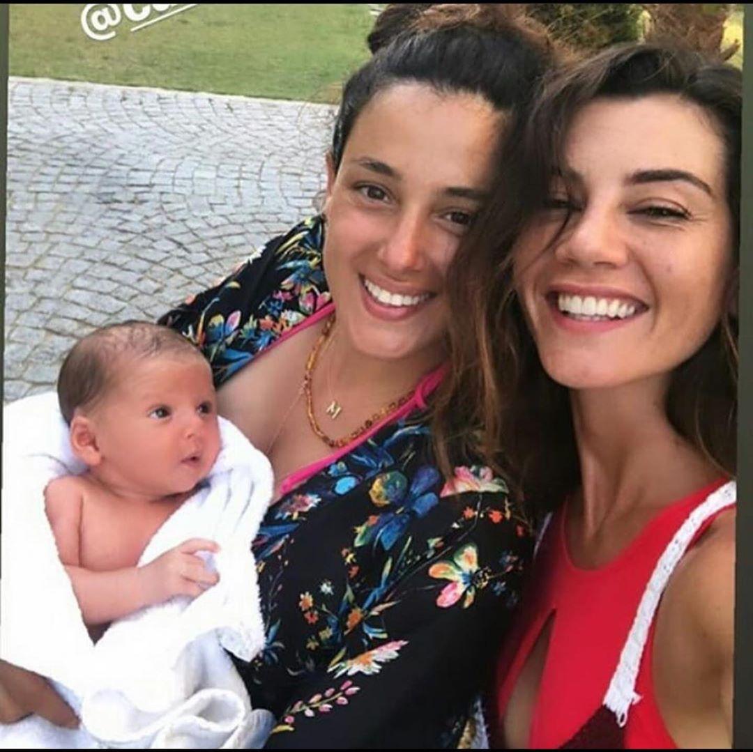 Gökçe Bahadır, bebek ziyaretinde