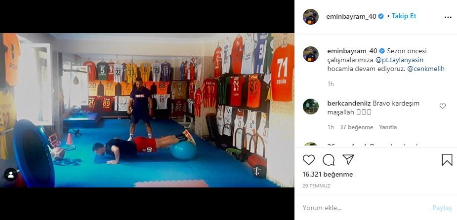 Emin Bayram, tatilde bile çalışıyor